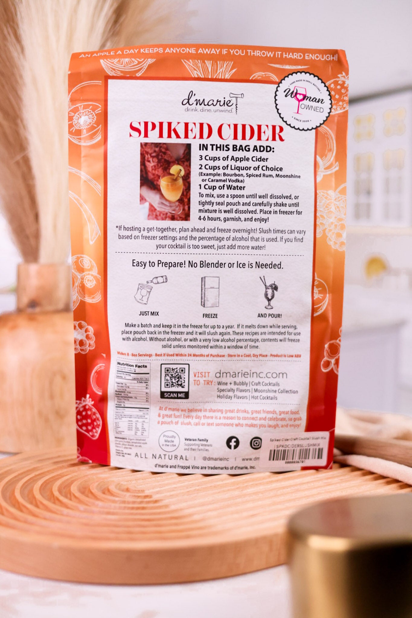 Spiked Cider Craft Cocktail Slush Mix