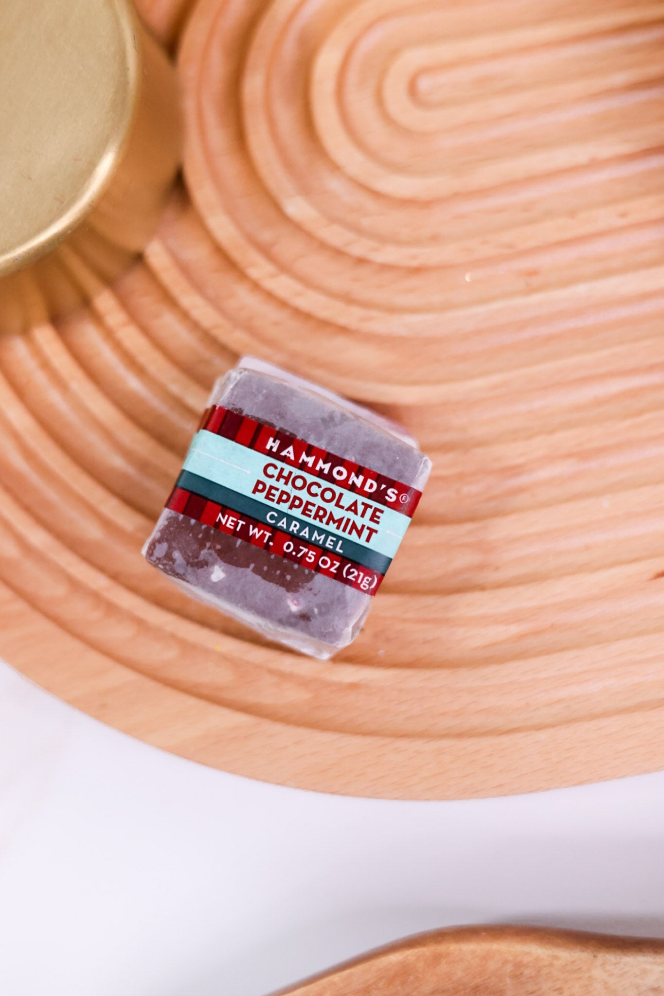 Chocolate Peppermint Caramels