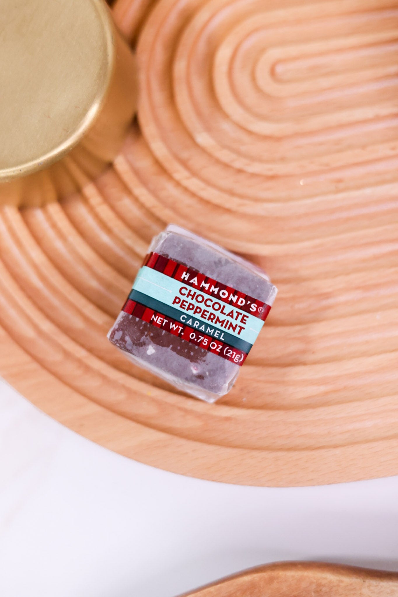 Chocolate Peppermint Caramels