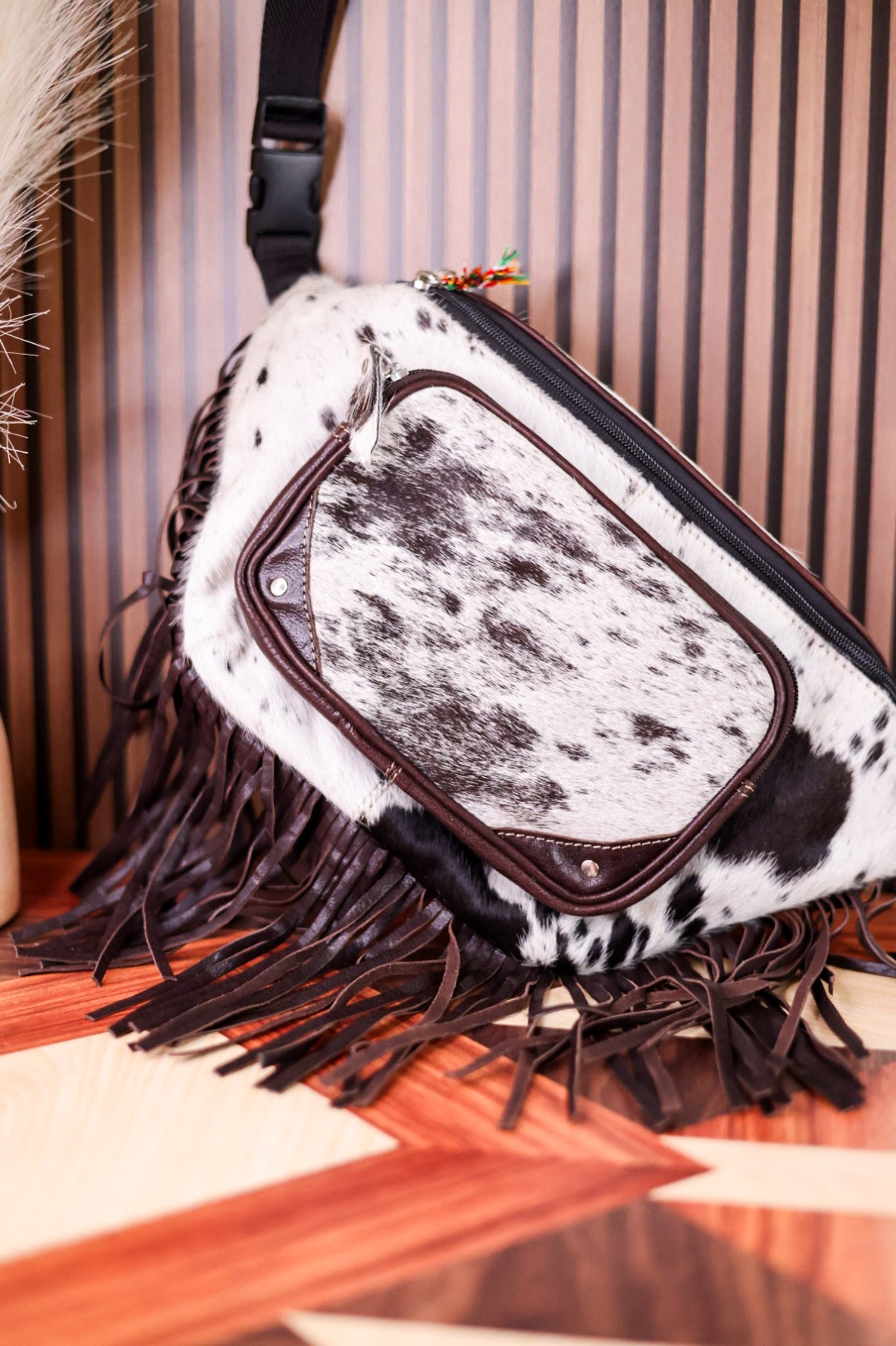 Wild Spirit Hairon Leather Fanny Pack