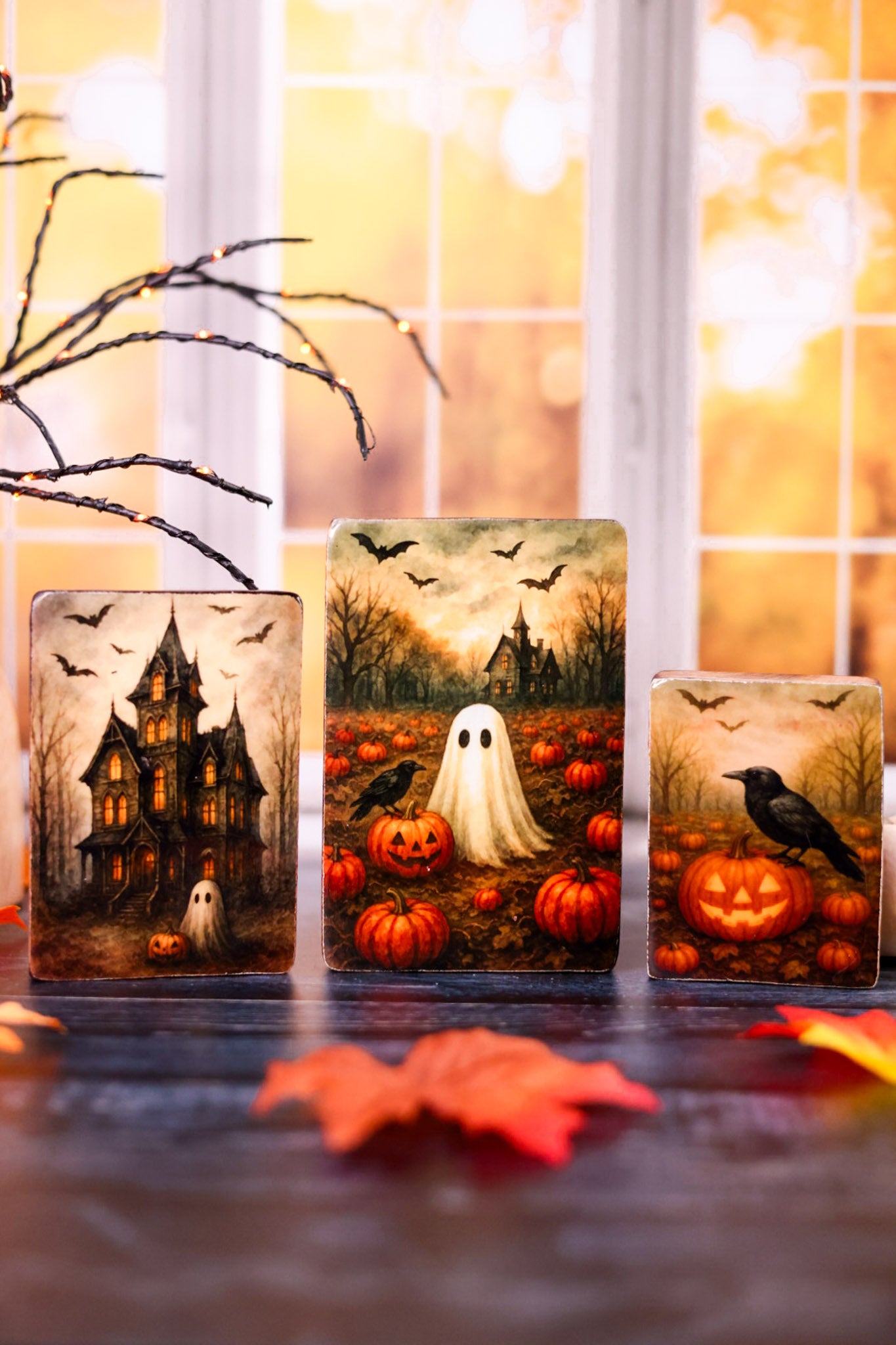 Haunting Halloween Decorative Blocks (3 Styles)