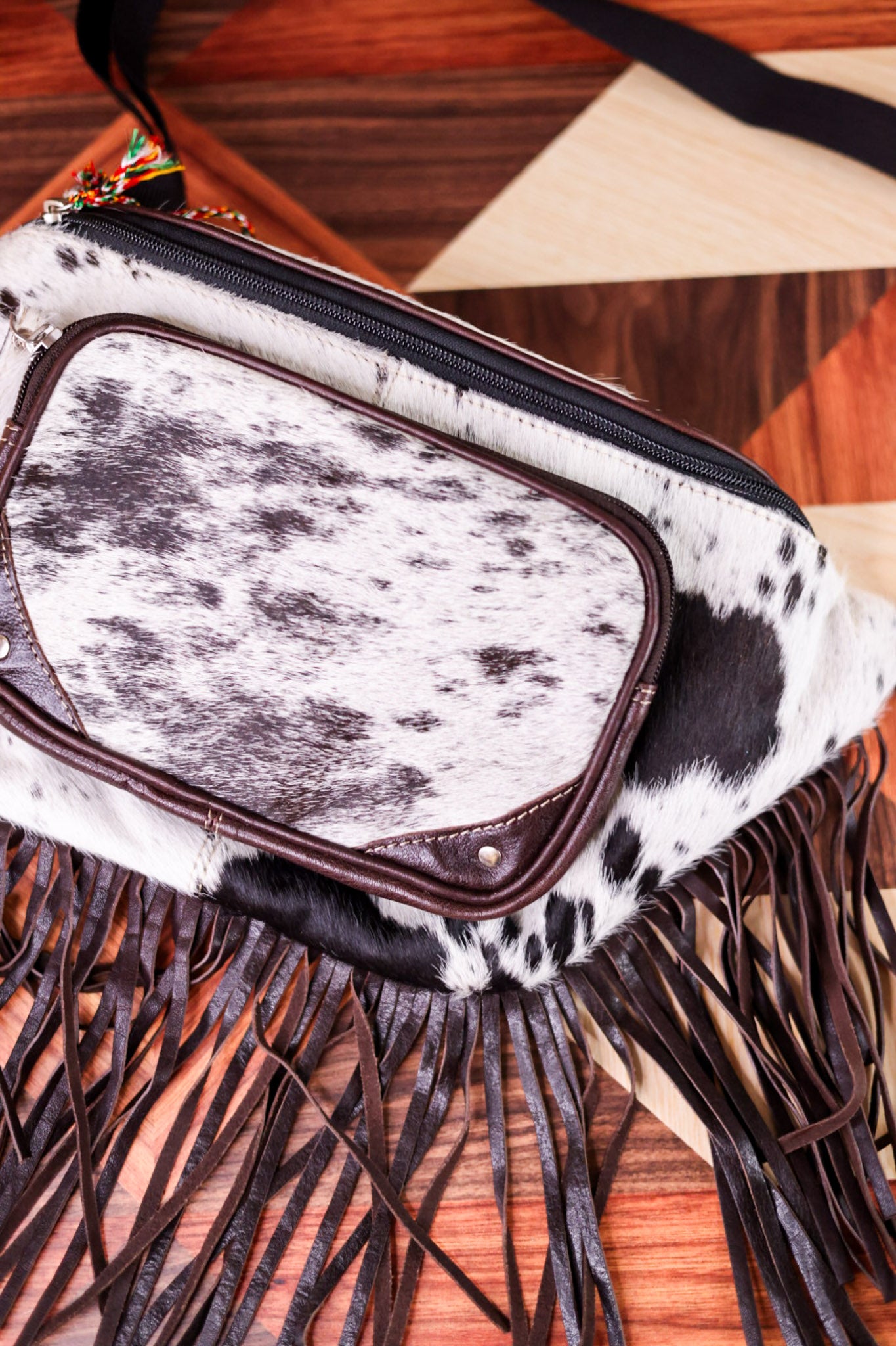 Wild Spirit Hairon Leather Fanny Pack