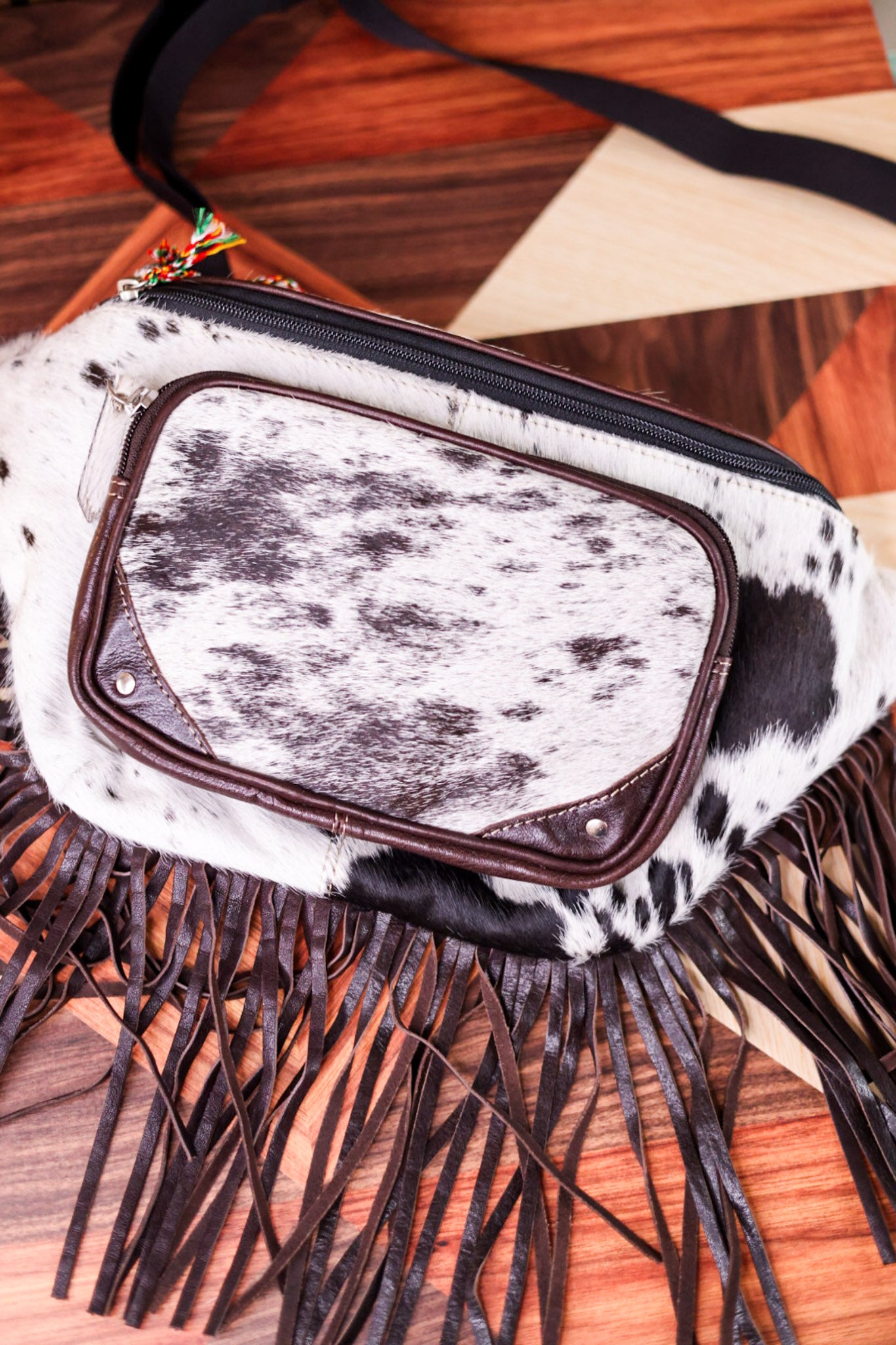 Wild Spirit Hairon Leather Fanny Pack