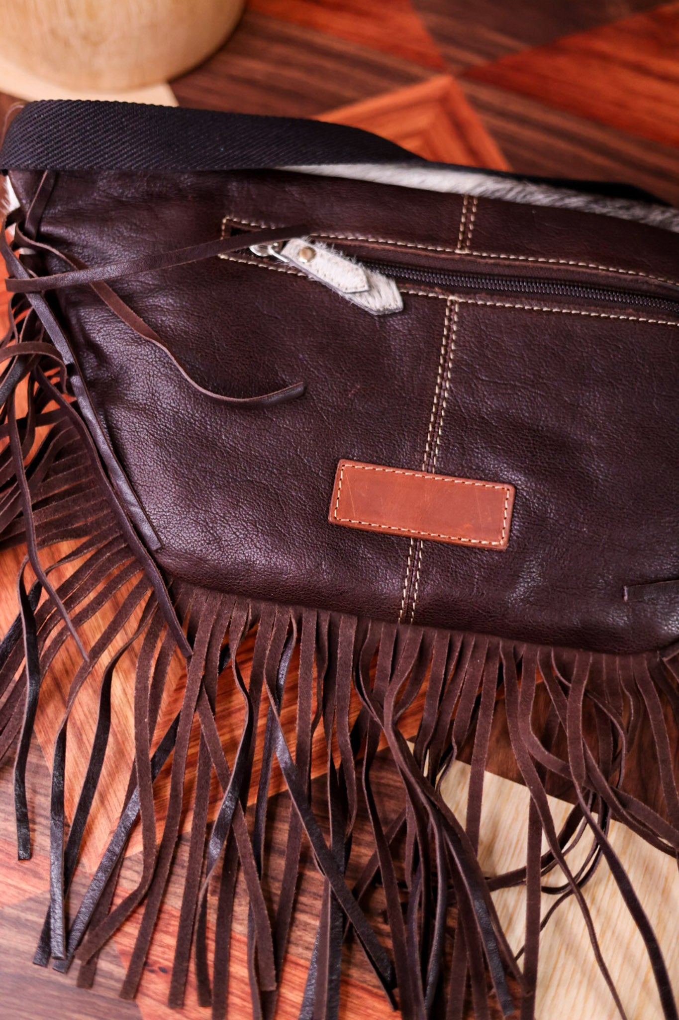 Wild Spirit Hairon Leather Fanny Pack
