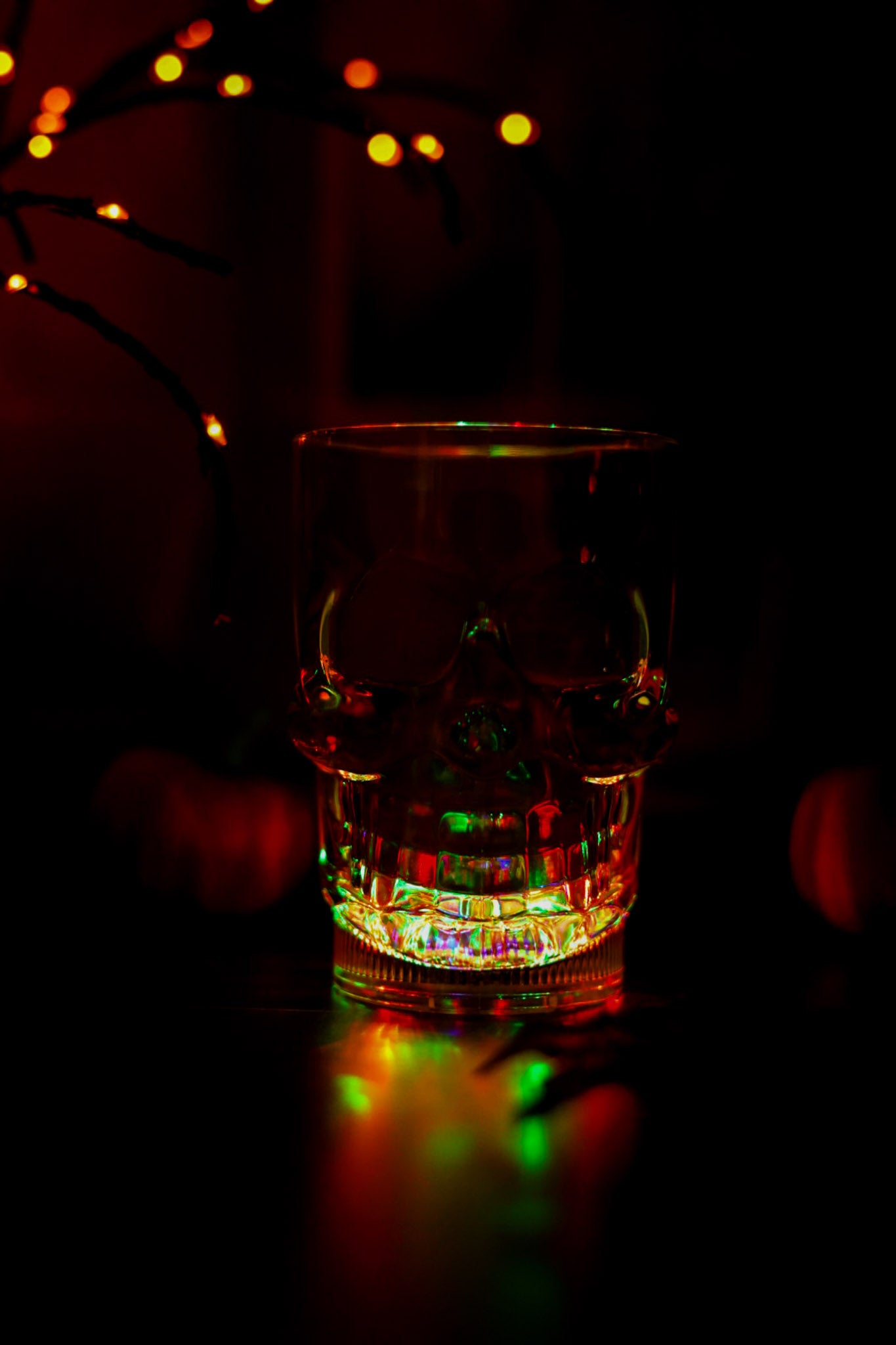14oz Flashing LED Skull Tumbler