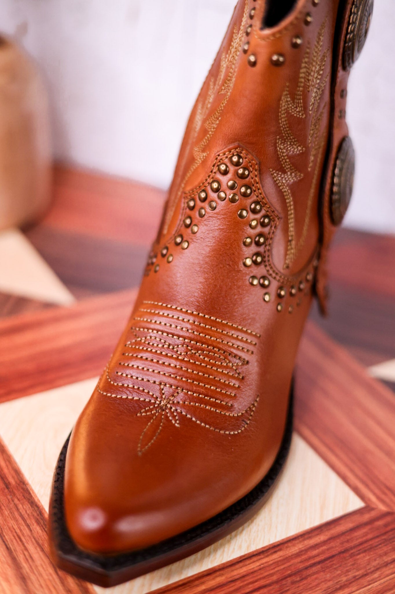 Liberty Black Shirley Ankle Boots In Warm Amber Liberty Black Shirley Ankle Boots In Warm Amber