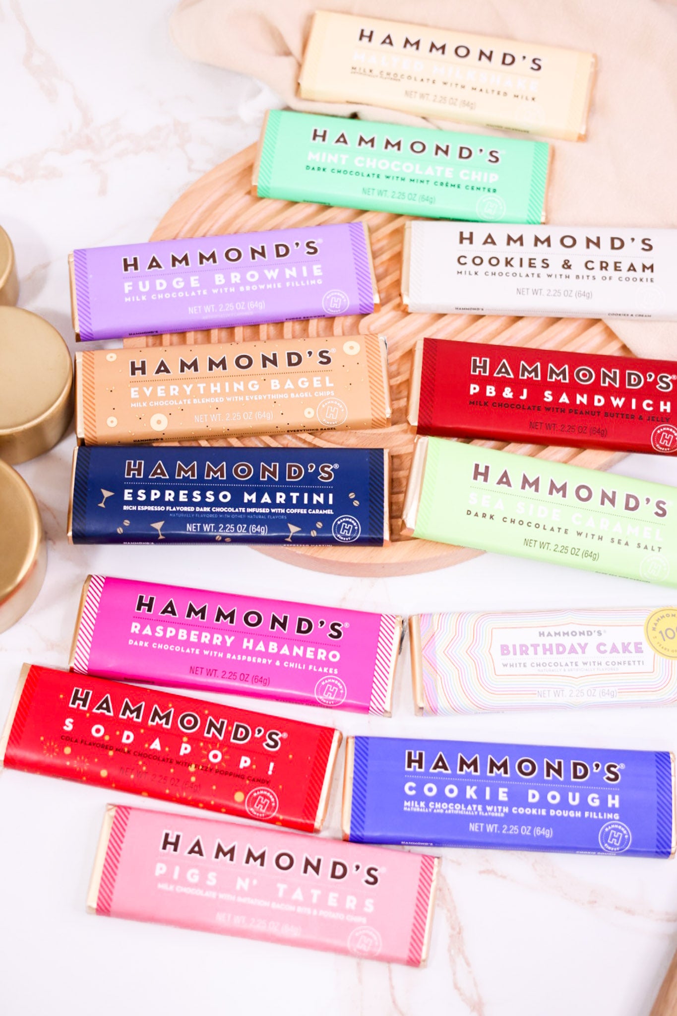 Hammond's Chocolate Bars (13 Flavors)