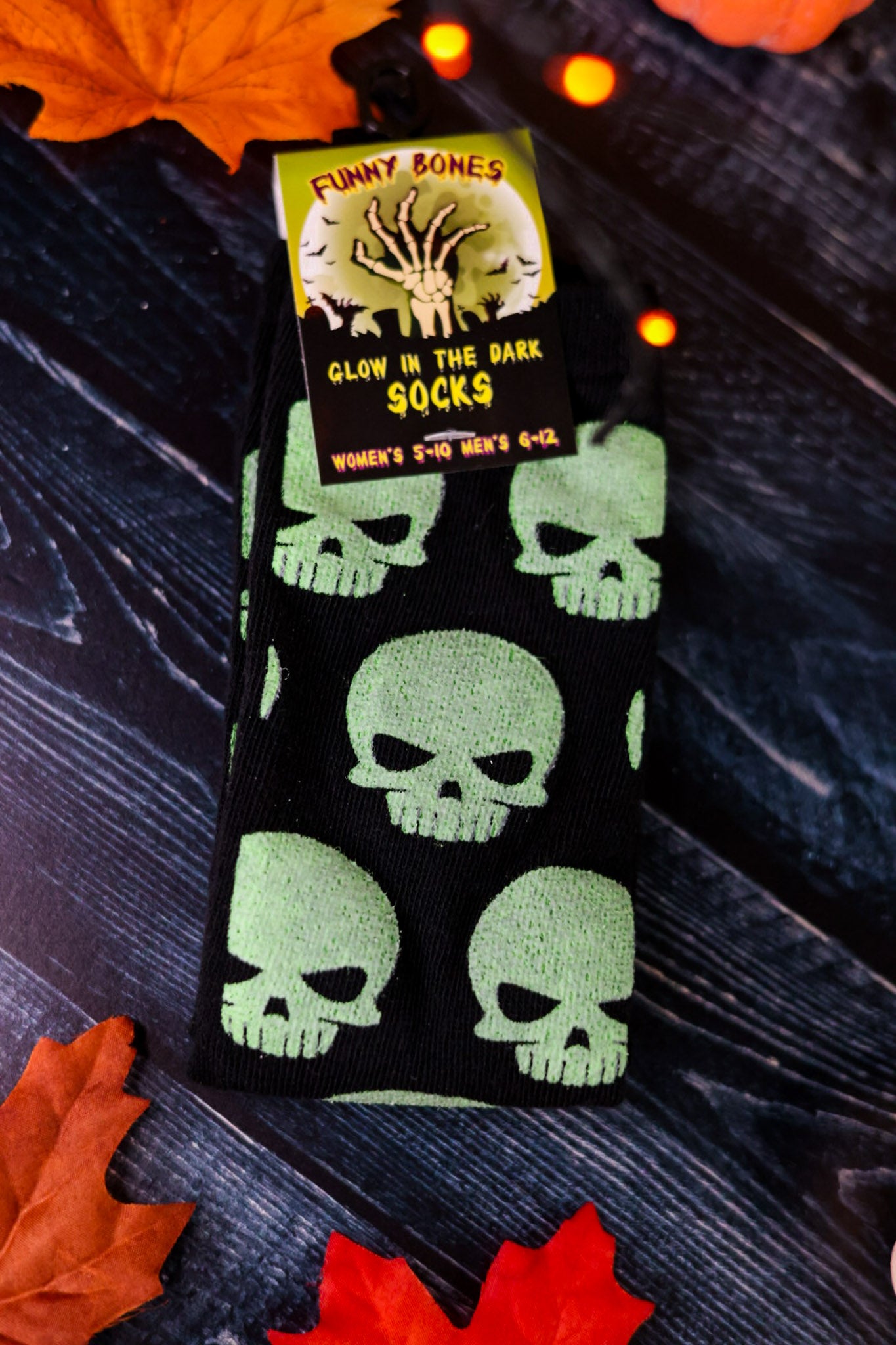 Glow In The Dark Halloween Socks (4 Styles)