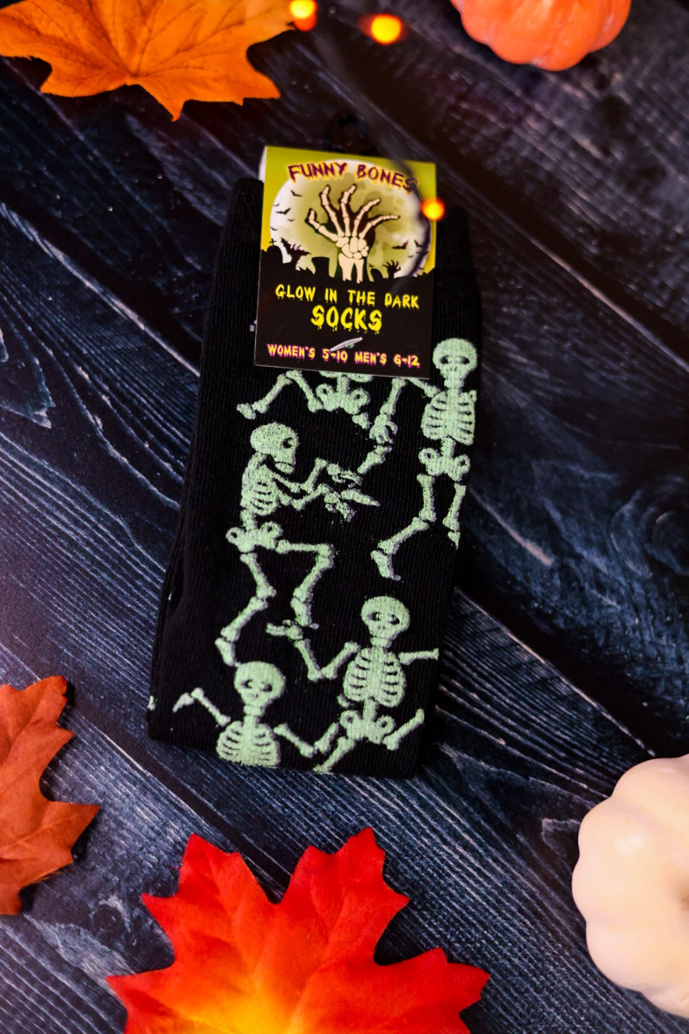 Glow In The Dark Halloween Socks (4 Styles)