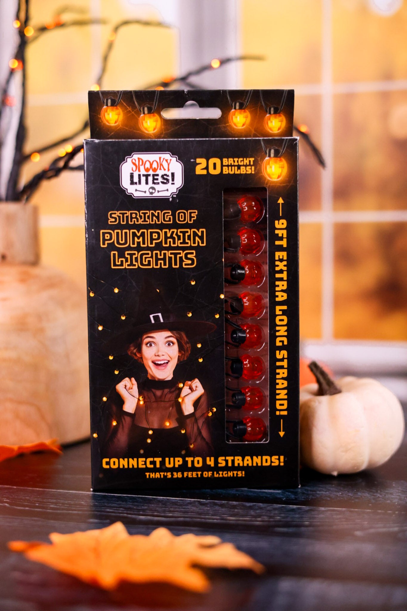 Mini Pumpkin String Lights