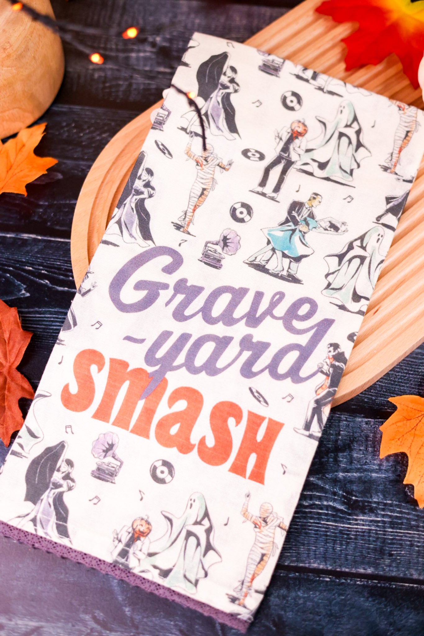 Graveyard Smash Tea Towel