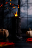 Black "Melting" LED Candle