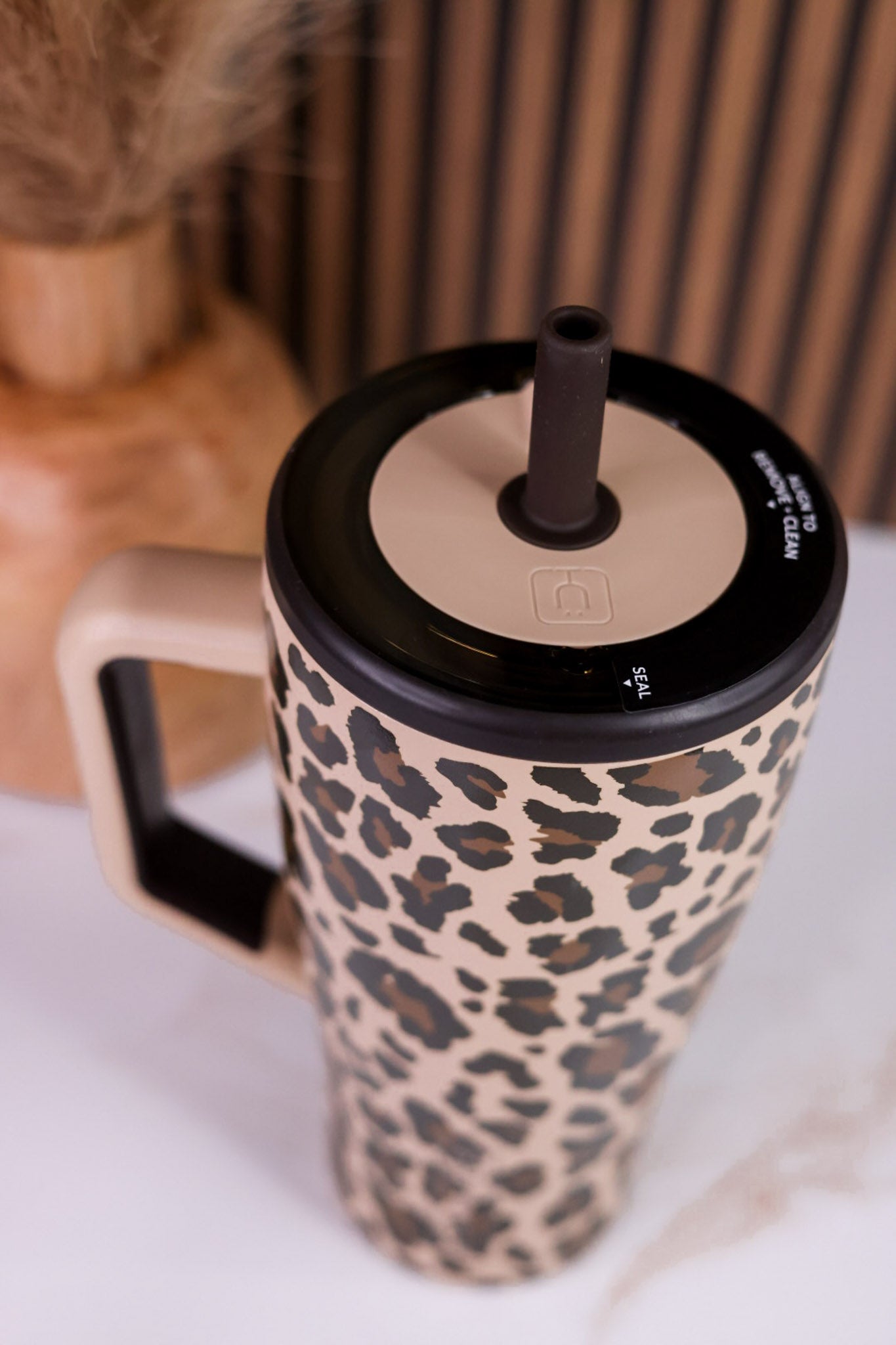 Latte Leopard 30oz Eras Tumbler