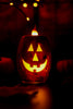 4" Jack O Lantern LED Candle With Flickering Flame