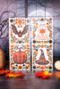 6” Glittery Floral Halloween Block (4 Styles)