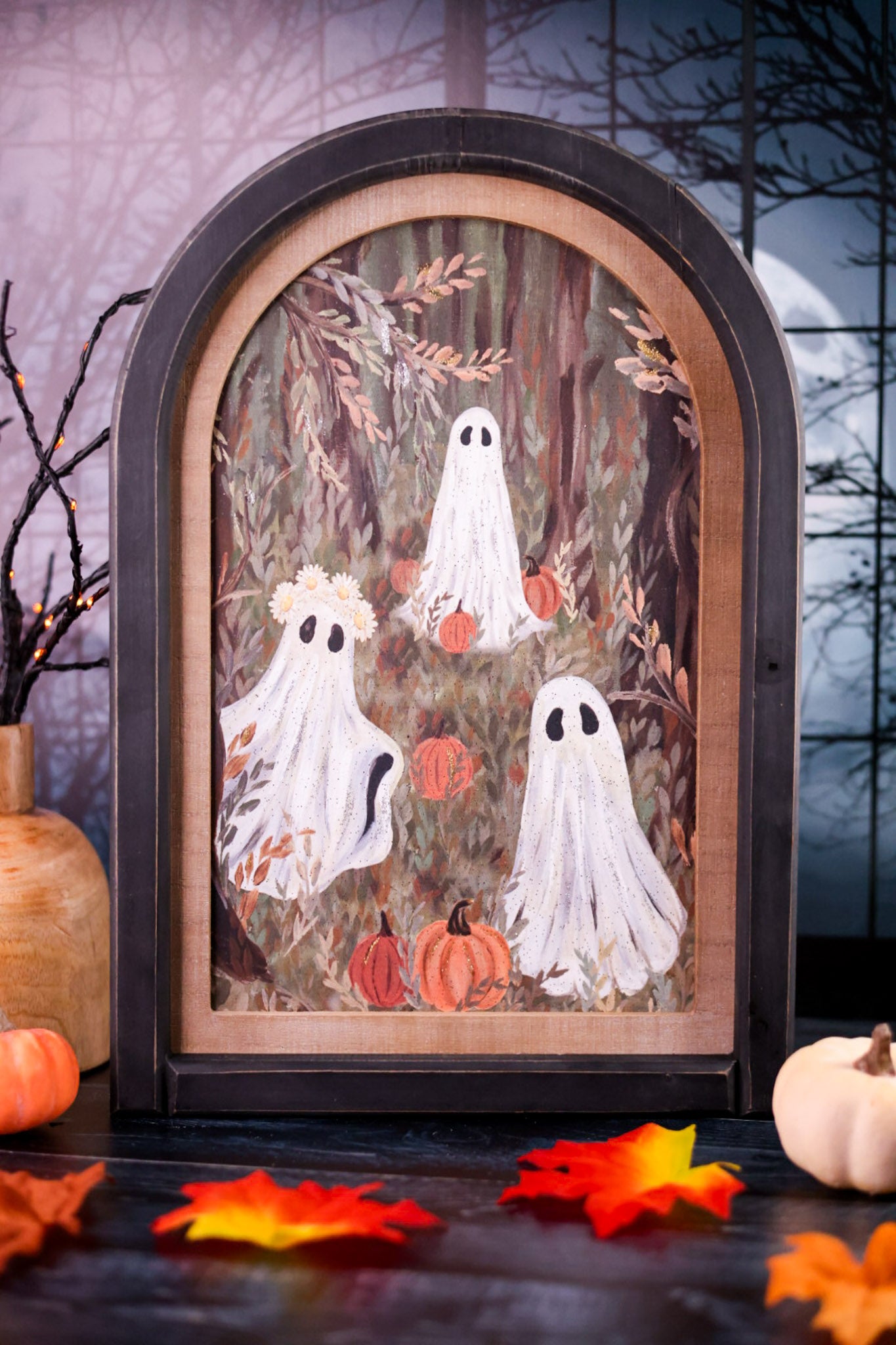 16.5" Ghostly Forest Wall Art