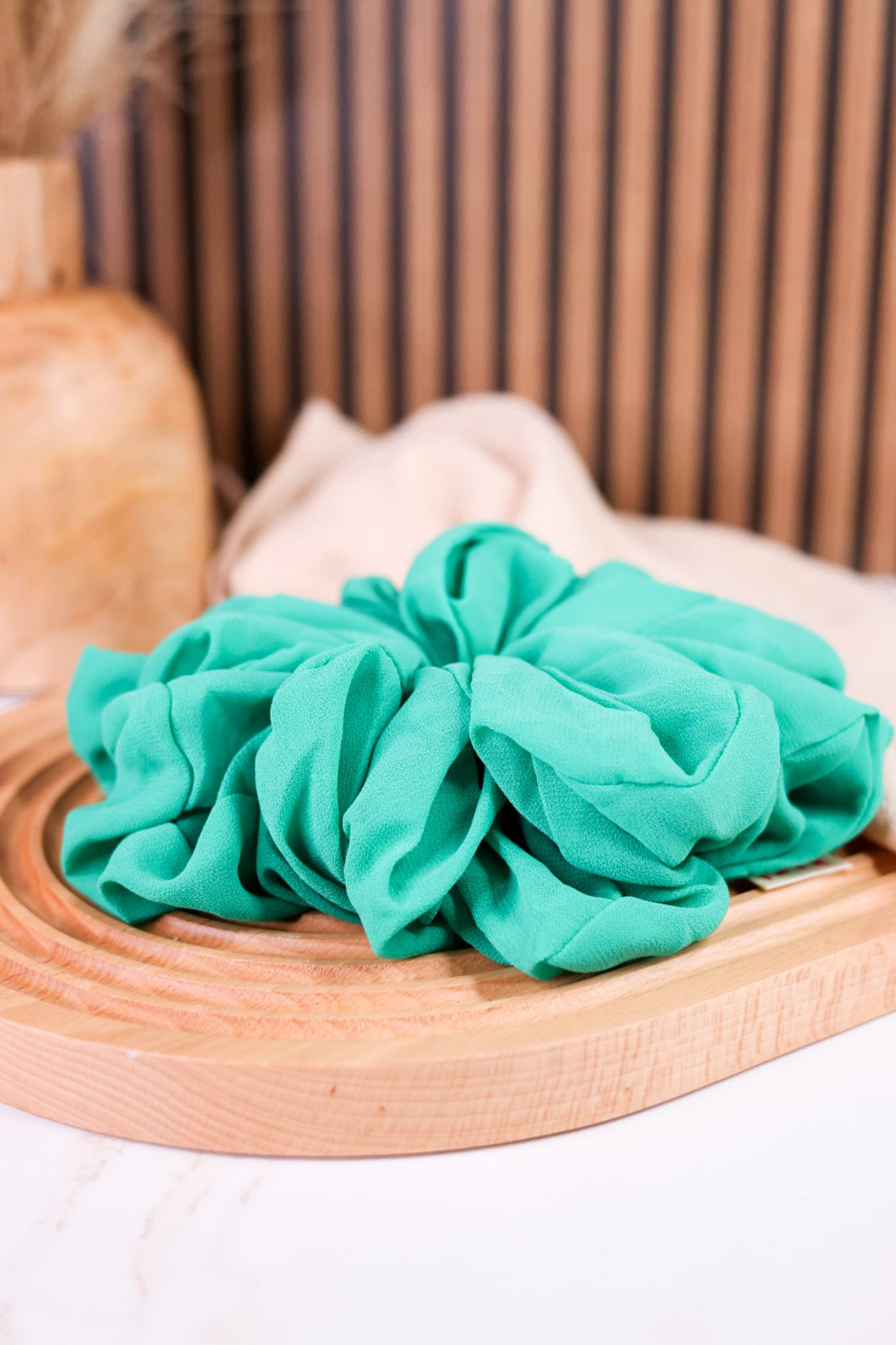 Emerald Green Jumbo Scrunchie