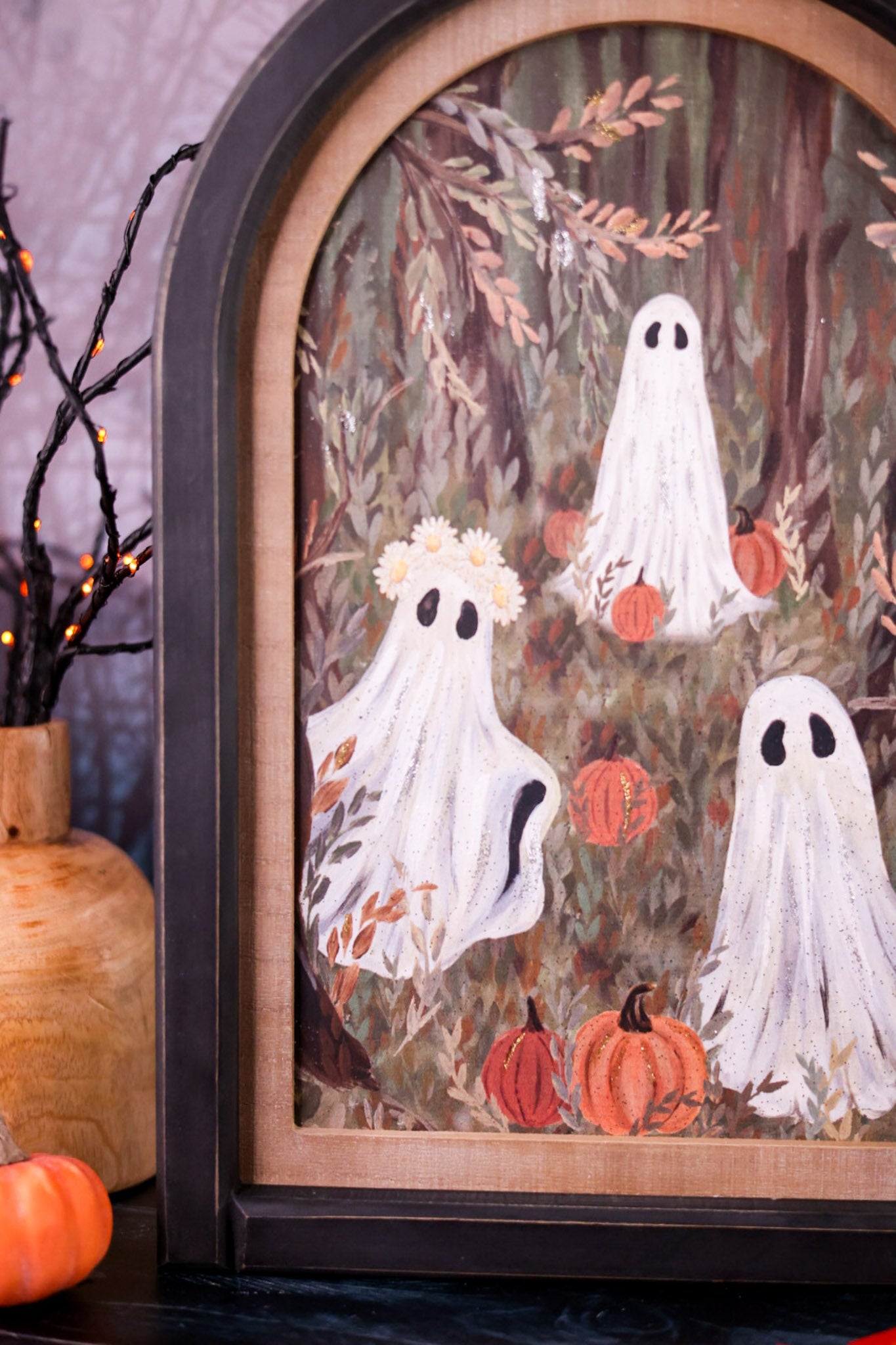 16.5" Ghostly Forest Wall Art