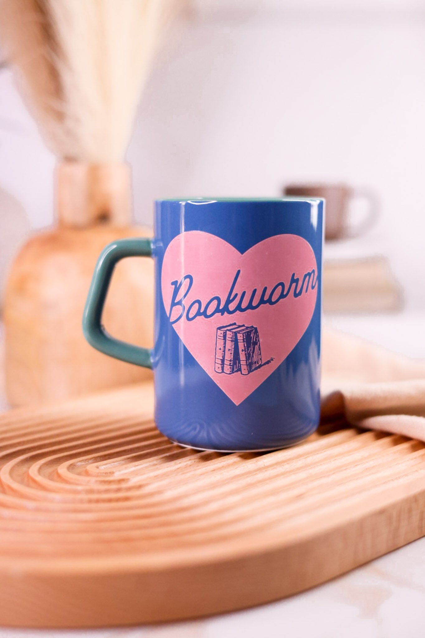 Bookworm 12oz Ceramic Mug