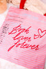 Pink Library Card Canvas Tote