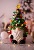 11.5" Light Up Ceramic Christmas Tree Gnome