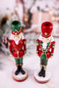 10” Classic Christmas Resin Nutcracker Candle Sticks(2 Styles)