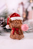 4.75” Santa Highland Cow Blowing Bubble Figurine (2 Styles)