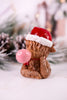 4.75” Santa Highland Cow Blowing Bubble Figurine (2 Styles)
