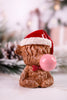 4.75” Santa Highland Cow Blowing Bubble Figurine (2 Styles)