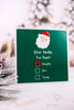 8” Metal Dear Santa Sign With Magnetic Accent