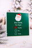 8” Metal Dear Santa Sign With Magnetic Accent