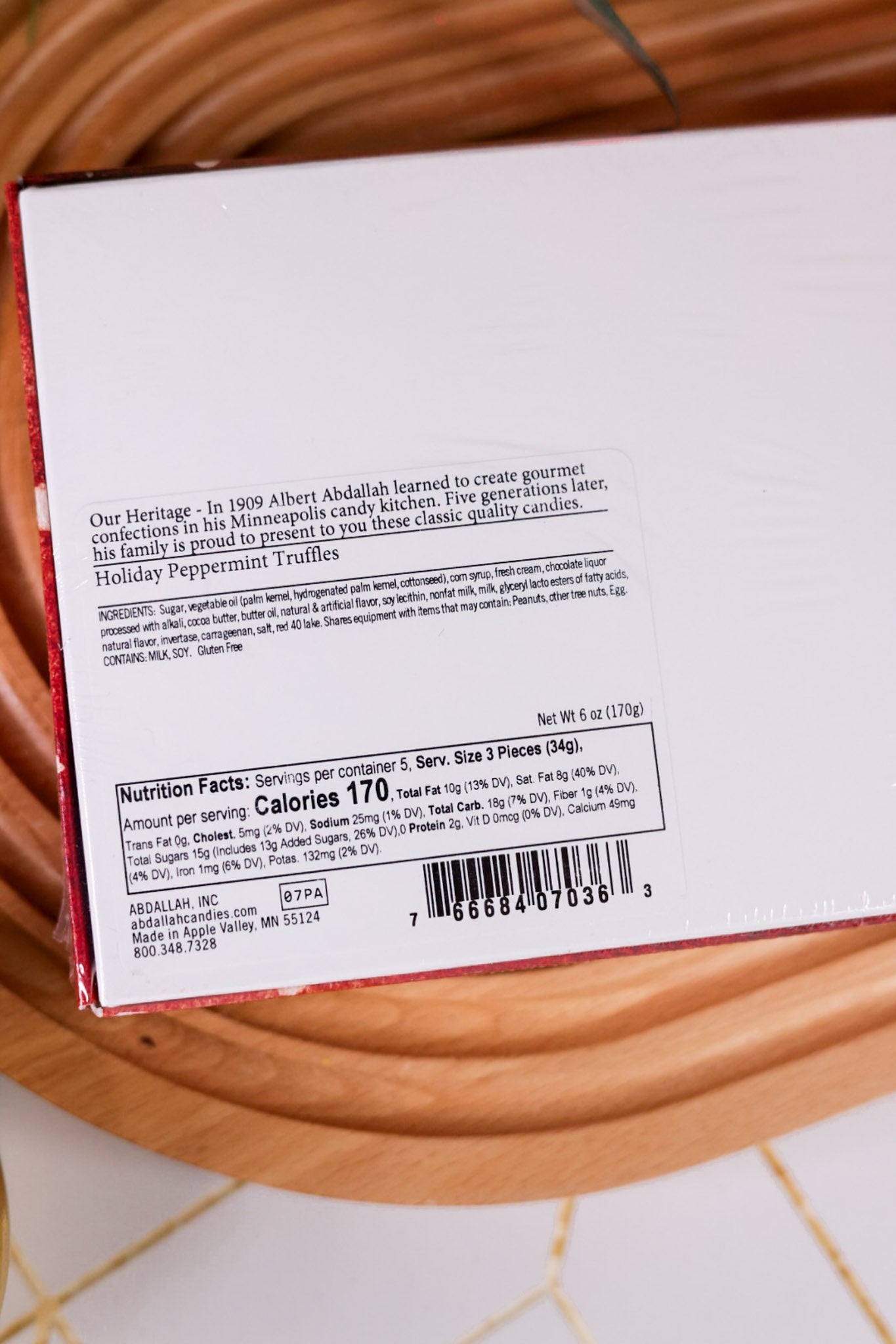 Peppermint Whipping Cream Truffles