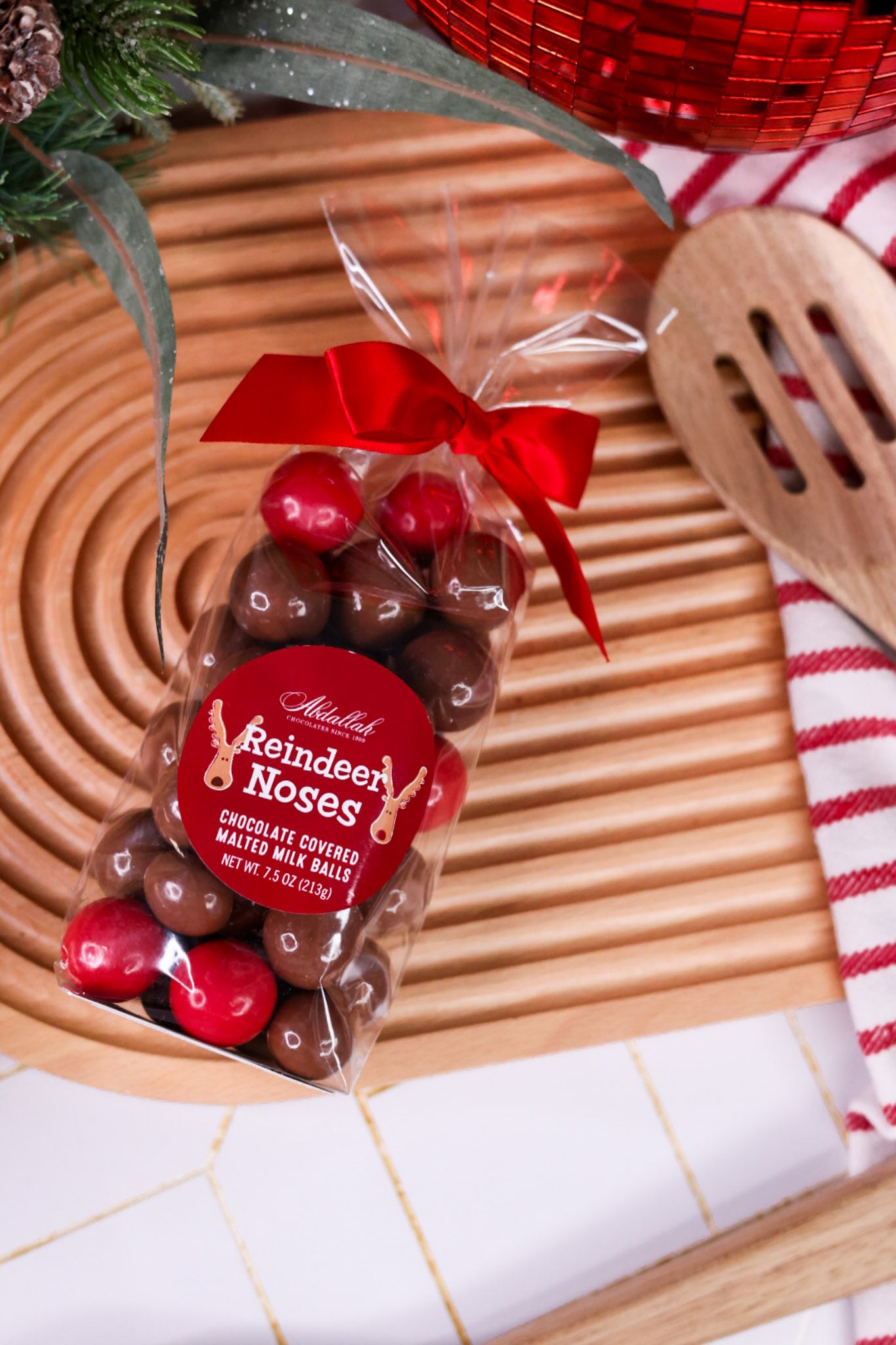 Reindeer Noses Chocolate Covered Malted Milk Balls