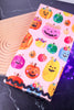 Colorful Pumpkins Kitchen Towel with Rickrack Trim