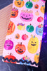 Colorful Pumpkins Kitchen Towel with Rickrack Trim