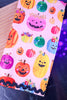 Colorful Pumpkins Kitchen Towel with Rickrack Trim