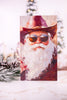 13.5" Cowboy Santa Wall Art