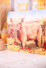 Flower Grazing Highland Cows Wall Art (3 Styles)