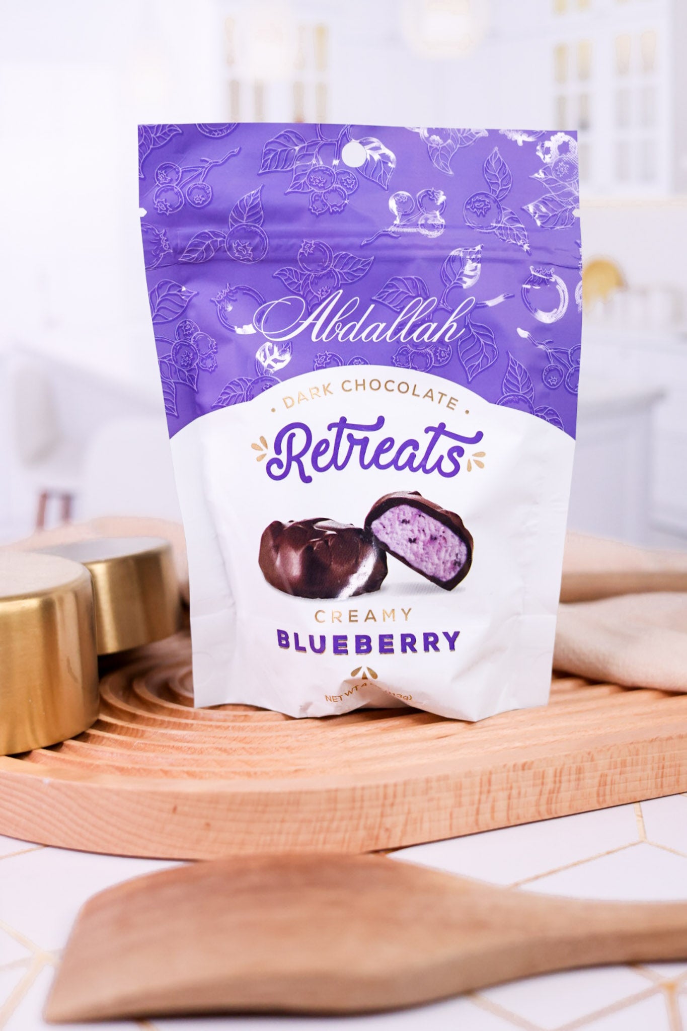 Creamy Blueberry Dark Chocolate Retreats