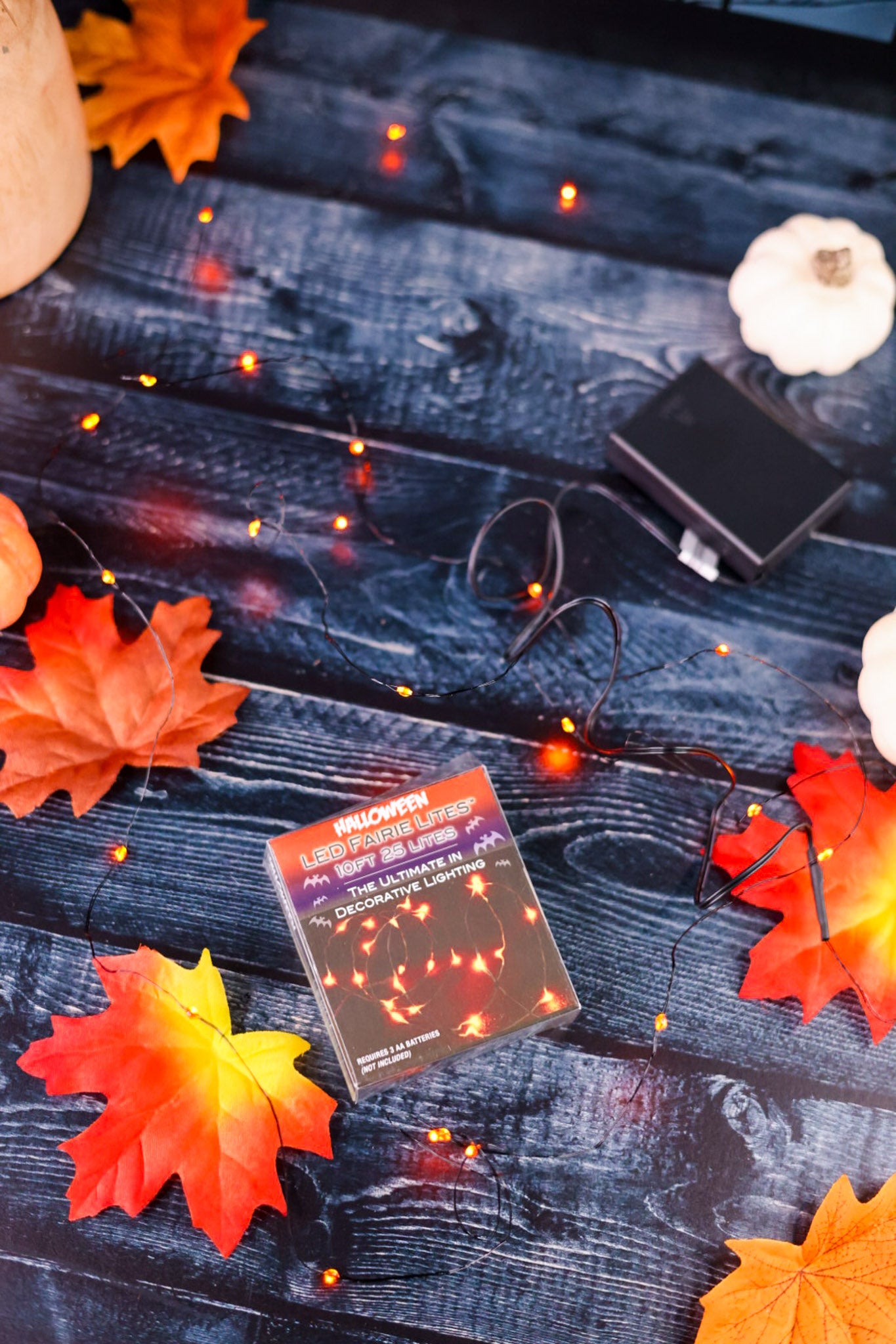 10' Orange LED Fairy Lights