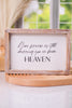 Cheering You on From Heaven Wood Framed Sign
