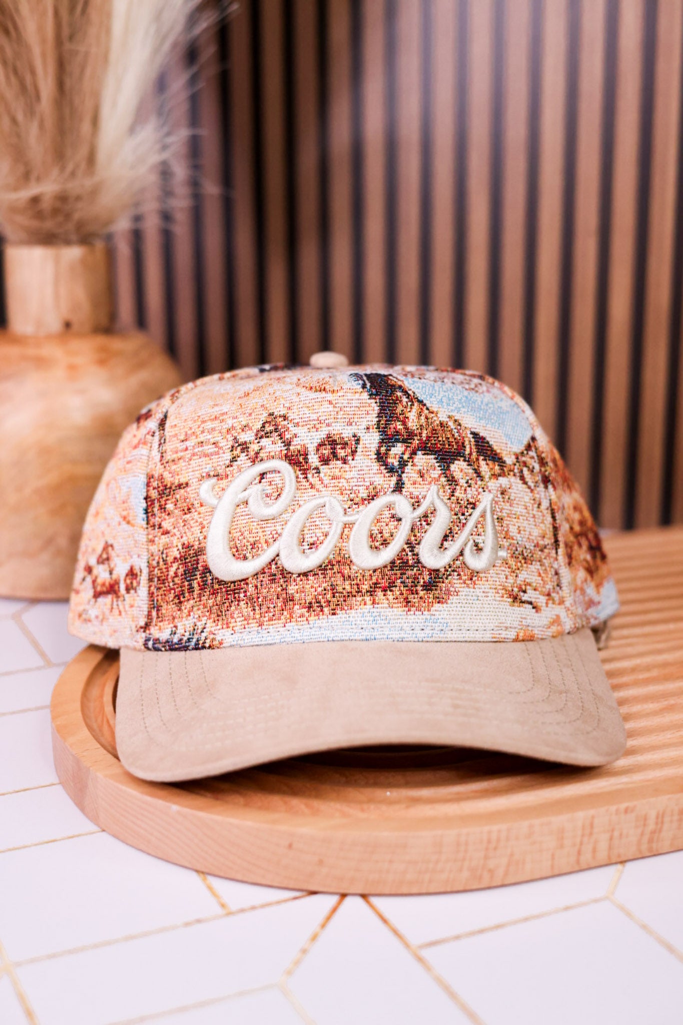 Coors Logo Jacquard Pattern Snap Back Hat