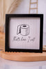 How I Roll/Wash Your Hands Reversible Framed Sign