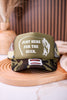 Just Here For The Beer Snap Back Trucker Hat