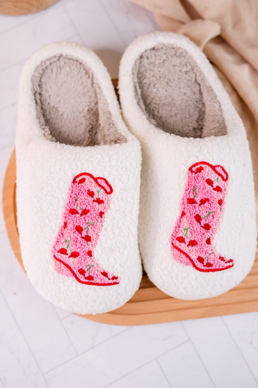 Cherry Cowgirl Slippers