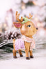 Resin Christmas Deer Decorative Figures (Two Colors)