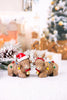Resin Highland Cow W/ Christmas Lights Figurine (2 Styles)