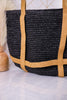 Woven Tote With Hat Holder Straps