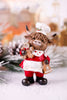 Resin Holiday Highland Cow Chef Figures (Three Styles)