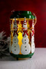Metal Snowman Cutout LED Lantern